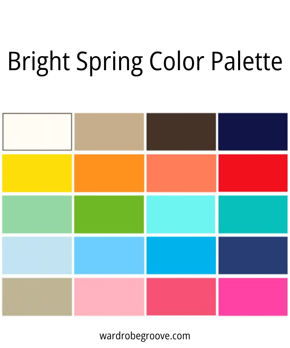 Color Analysis: Spring Season and Its Subtypes - Wardrobe Groove