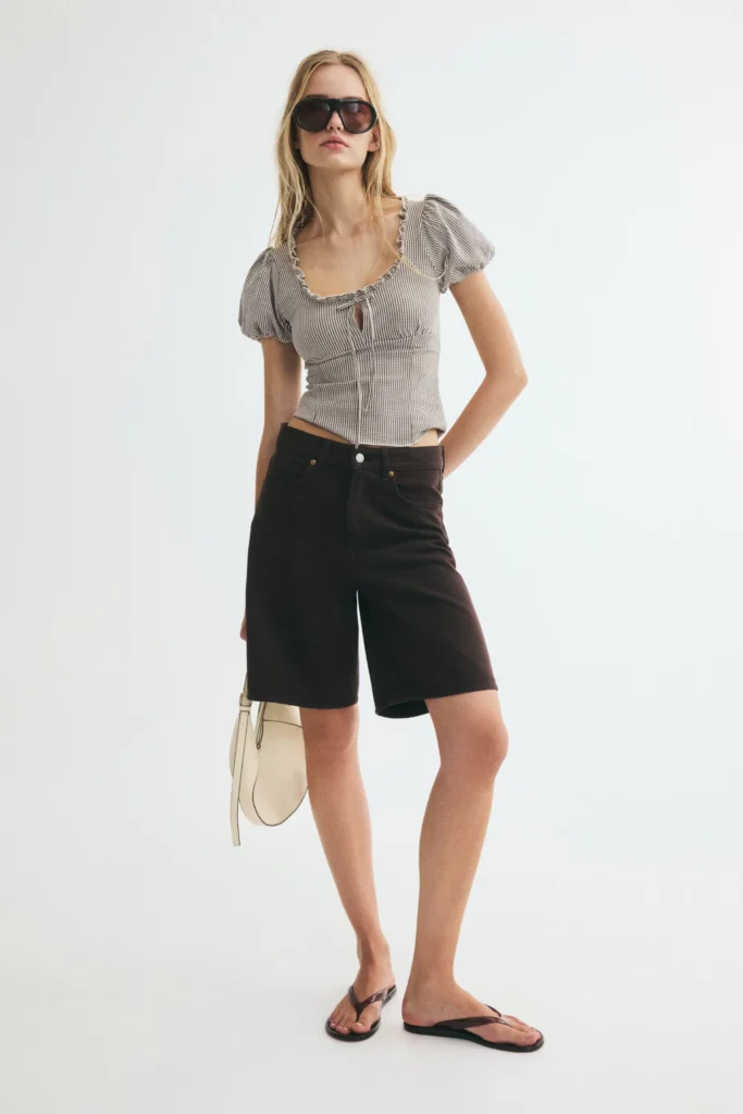 Ruffled-shoulder-top