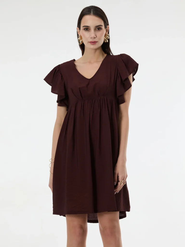 Under-bust cinched dress