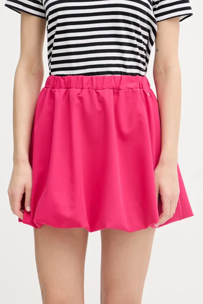 Bright flared skirt